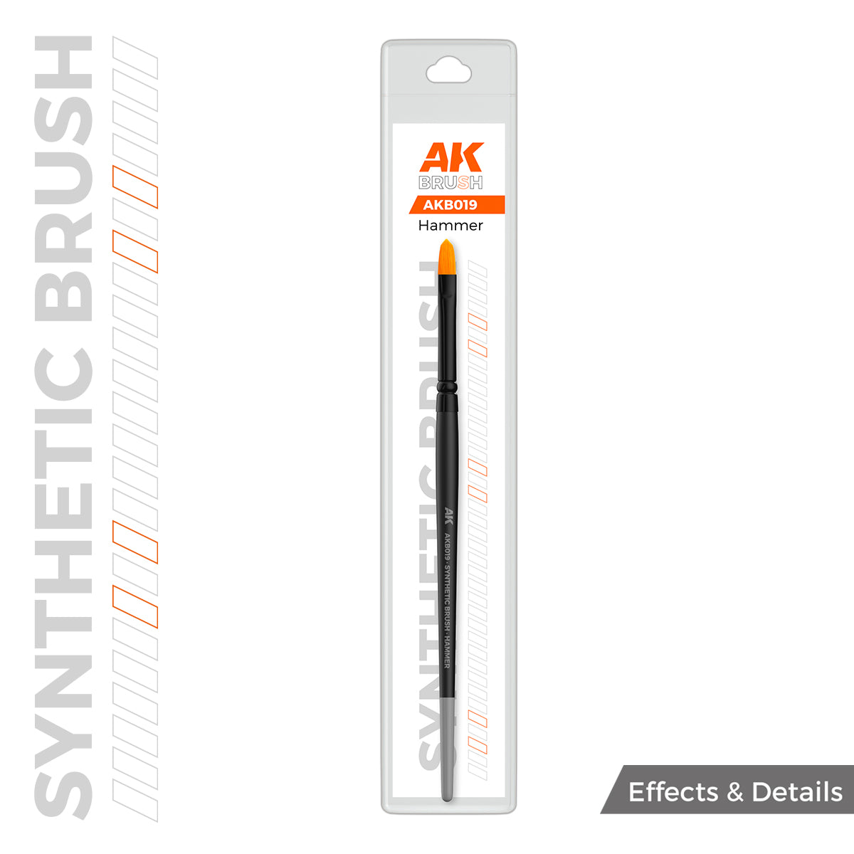 AK Interactive - Brushes - Synthetic Brush - Hammer-1
