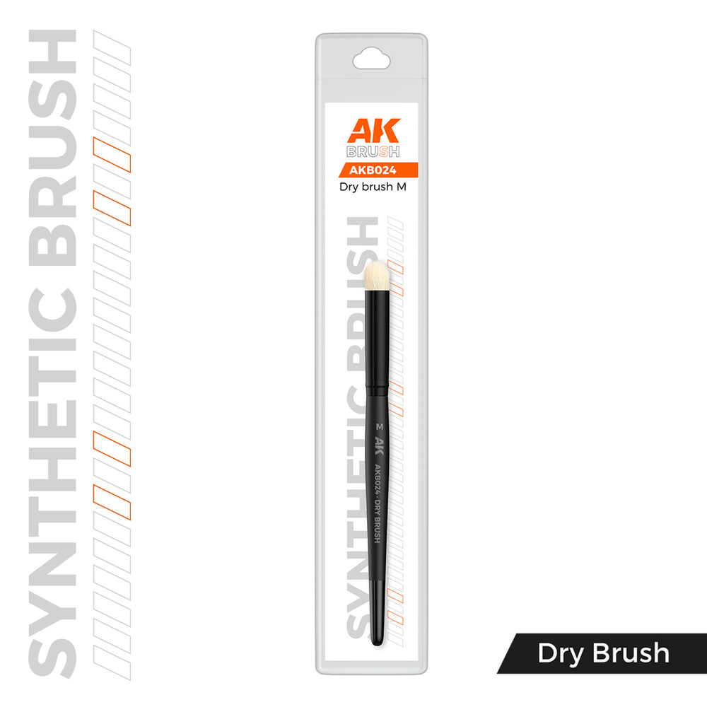 AK Interactive - Brushes - Synthetic Dry Brush - M