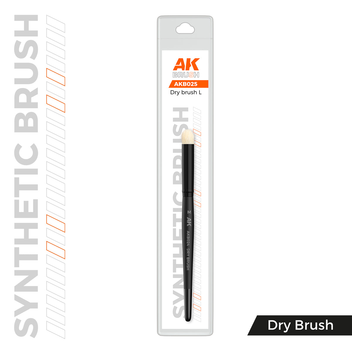 AK Interactive - Brushes - Synthetic Dry Brush - L-1