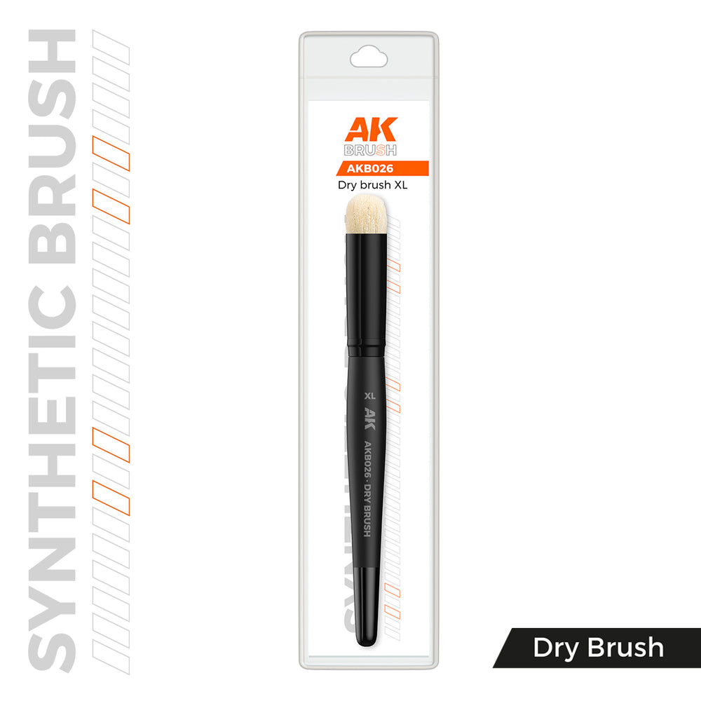 AK Interactive - Brushes - Synthetic Dry Brush - Xl