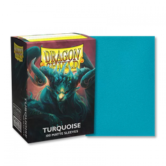 Sleeves - Dragon Shield - Box 100 - Turquoise Atebeck MATTE-1