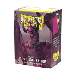 Dragon Shield: Sleeves – Matte – Sparkles: Pink Sapphire-1