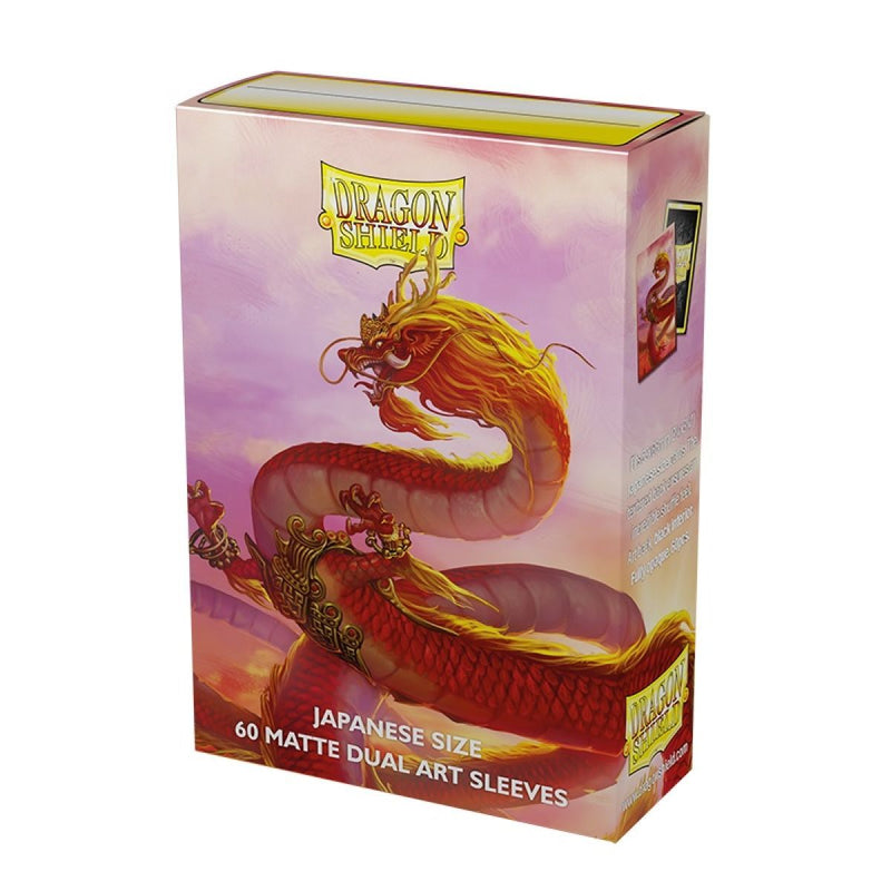 Dragon Shield: Japanese Size Sleeves – Matte Dual Art – Chinese New Year: Year of the Wood Dragon-1