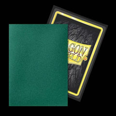 Sleeves - Dragon Shield - Box 100 - Standard Size Dual Matte Metallic Green (Power)-2