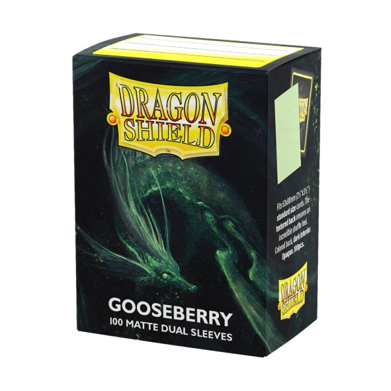 Dragon Shield: Sleeves – Matte Dual – Gooseberry-2