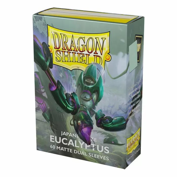 Dragon Shield: Japanese Size Sleeves – Matte Dual – Eucalyptus (Lehel)-1