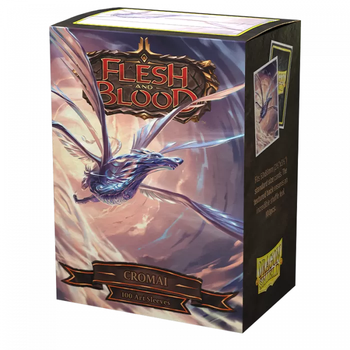 Sleeves - Dragon Shield - Box 100 - Matte Art - Flesh and Blood Cromai-1