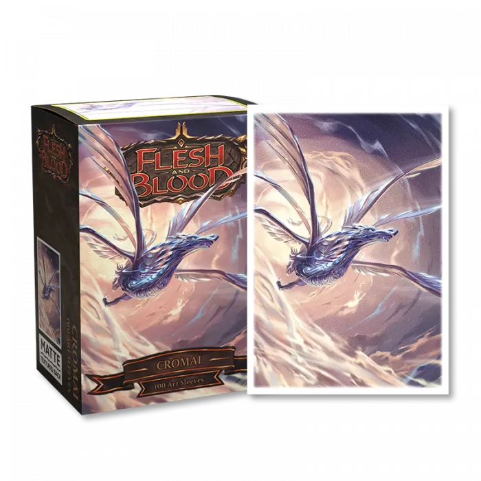 Sleeves - Dragon Shield - Box 100 - Matte Art - Flesh and Blood Cromai-2
