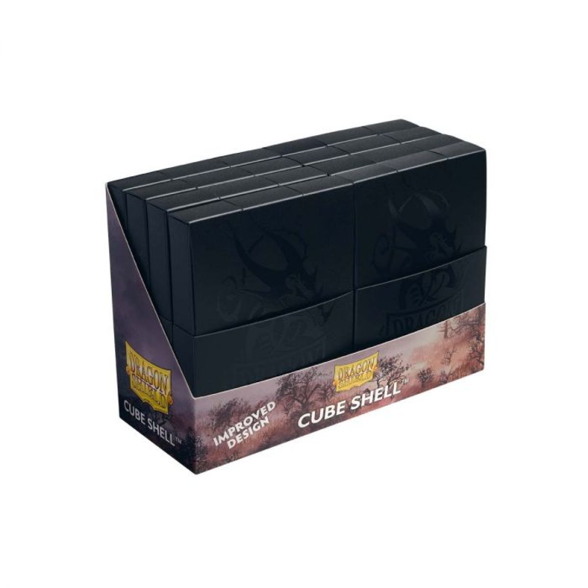 Dragon Shield: Deck Box – Cube Shell – Shadow Black-1
