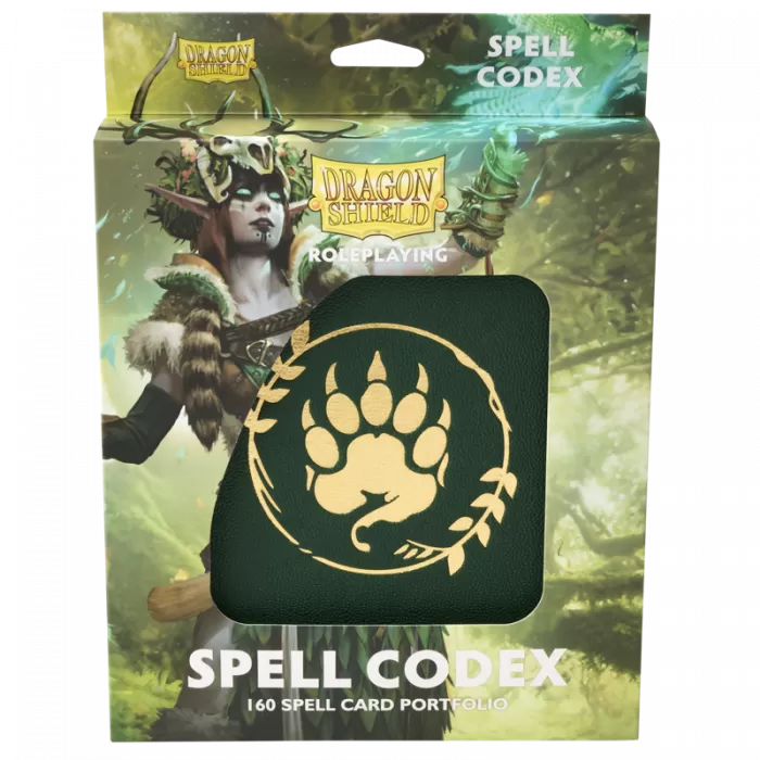 Dragon Shield Roleplaying Spell Codex Forest Green-1