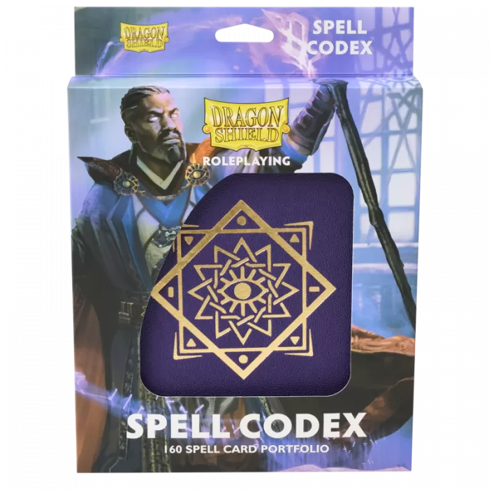 Dragon Shield Roleplaying Spell Codex Arcane Purple