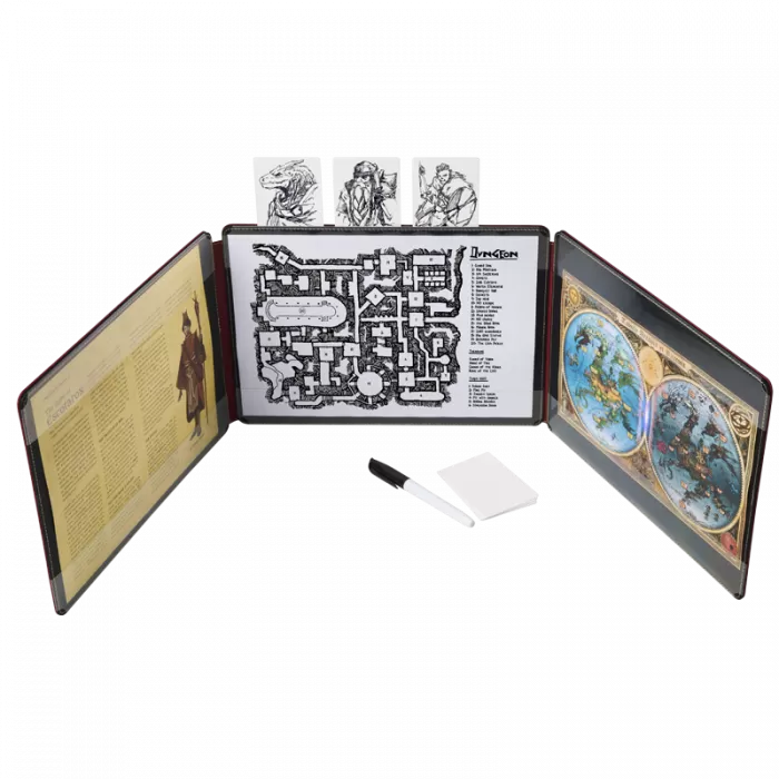 Dragon Shield Roleplaying Game Master Screen Blood Red-3
