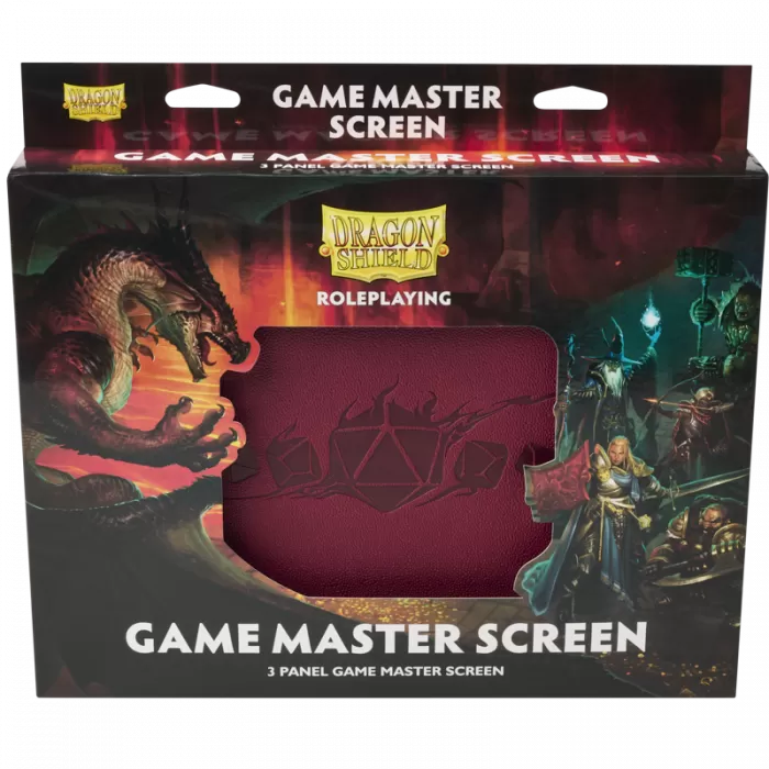 Dragon Shield Roleplaying Game Master Screen Blood Red-1