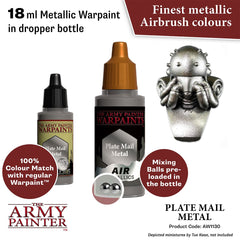 Army Painter - Metallics - Air Plate Mail Metal Acrylic Paint 18ml