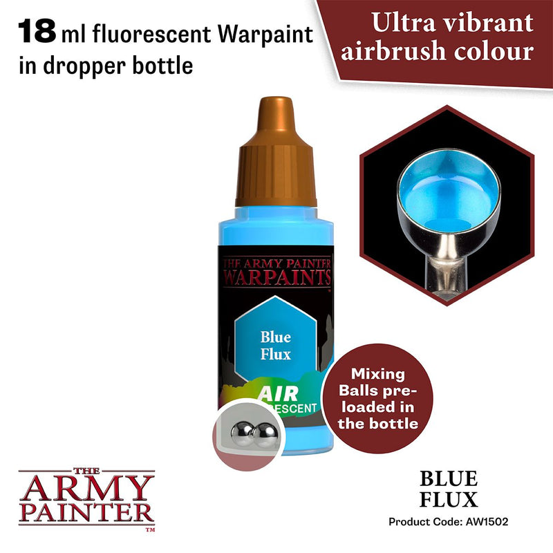 Army Painter - Metallics - Air Blue Flux Fluo Acrylic Paint 18ml