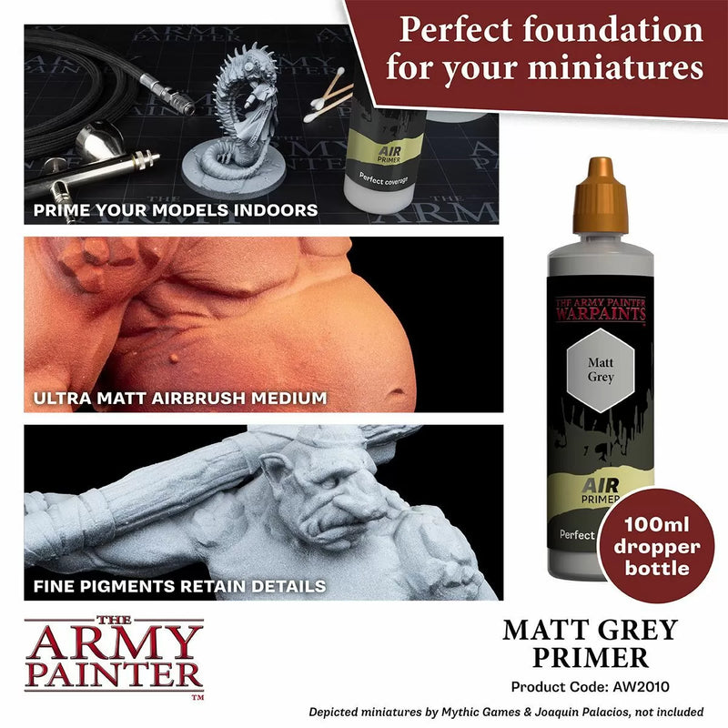 Army Painter - Warpaints Air - Air Primer Grey 100 ml-2