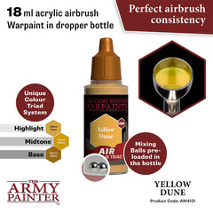 Army Painter - Warpaints Air - Yellow Dune Acrylic Paint 18ml