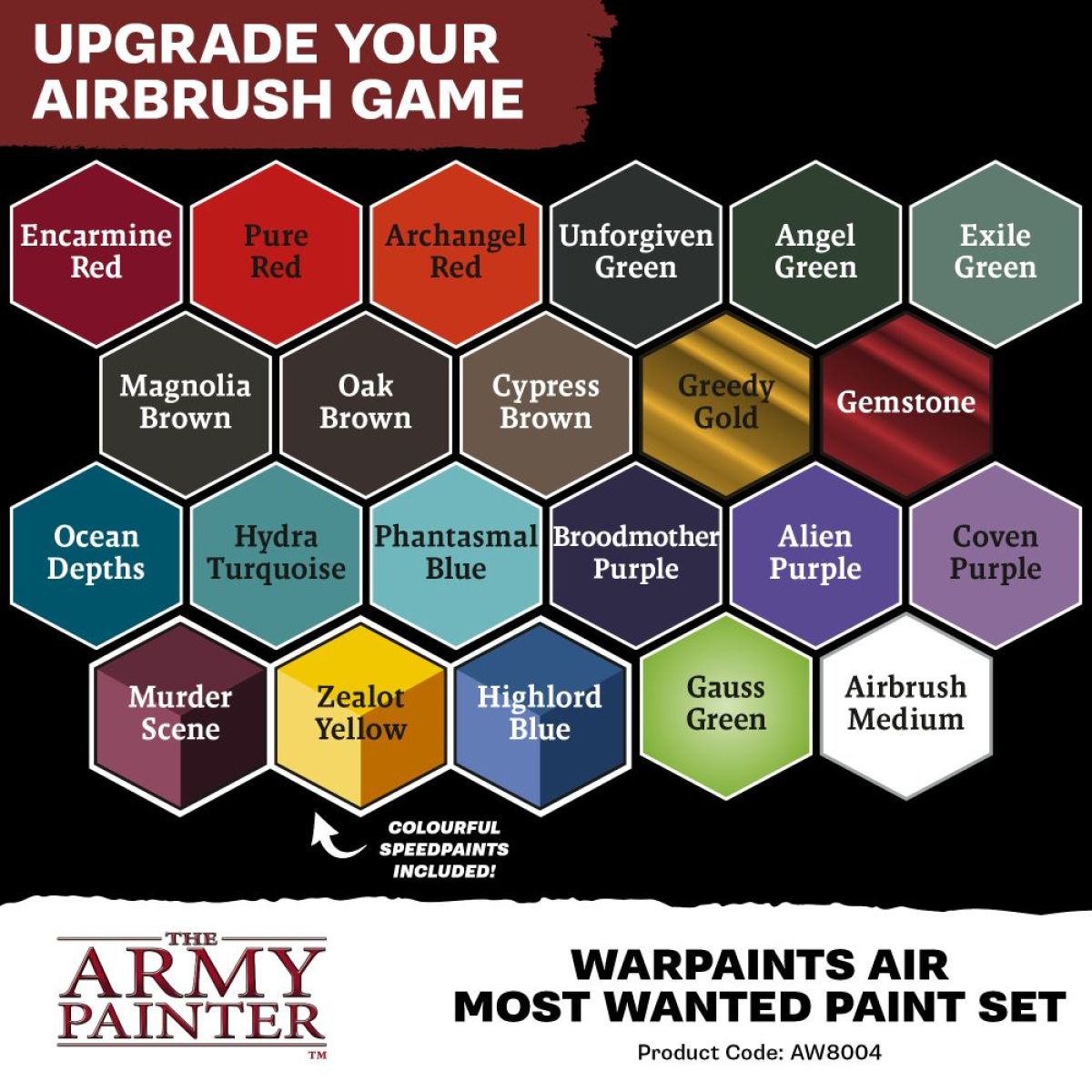 Army Painter - Warpaints Air - Most Wanted Paint Set