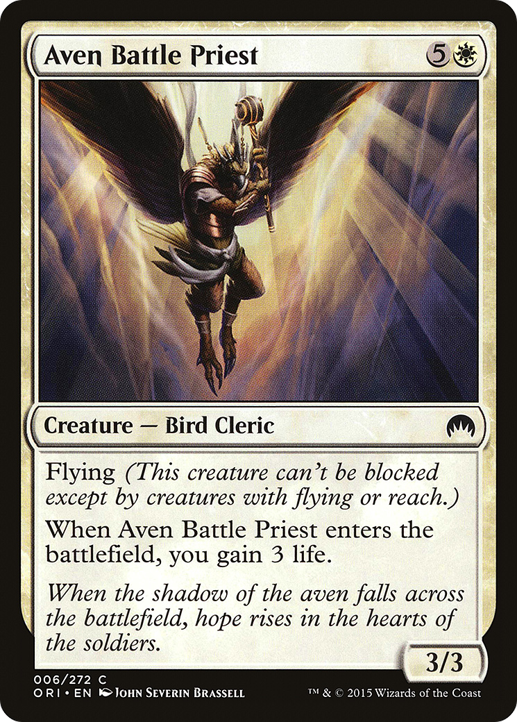Aven Battle Priest [Magic Origins]-1