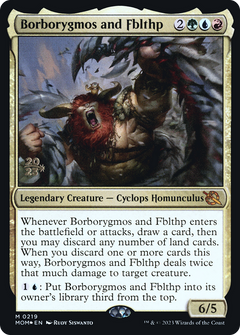 Borborygmos and Fblthp [March of the Machine Prerelease Promos]-1
