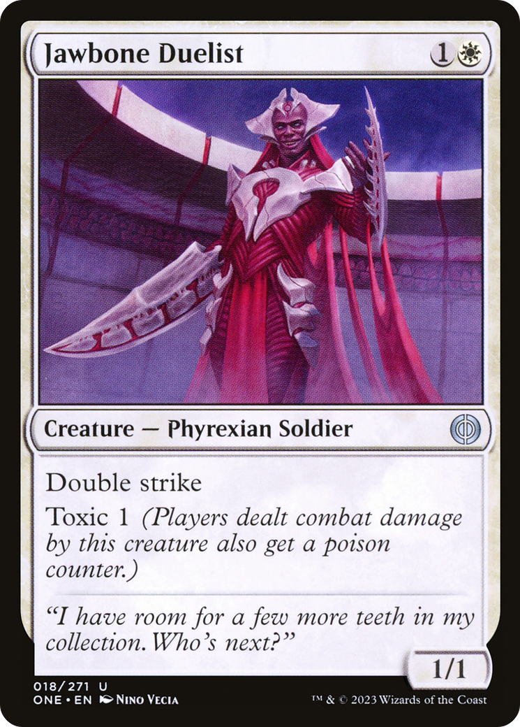 Jawbone Duelist [Phyrexia: All Will Be One]-1