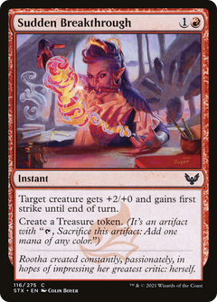 Sudden Breakthrough [Strixhaven: School of Mages]-1