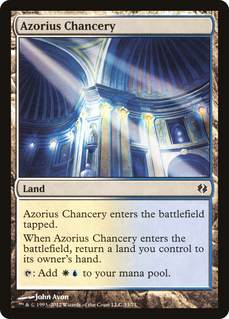 Azorius Chancery [Duel Decks: Venser vs. Koth]-1