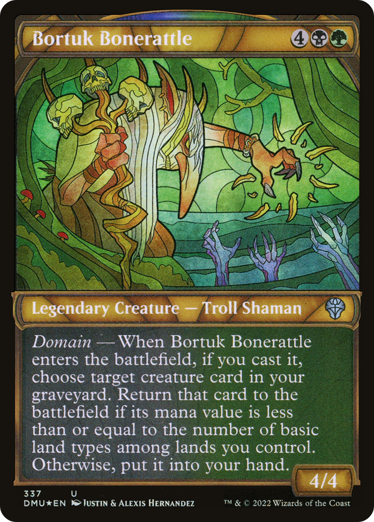 Bortuk Bonerattle (Showcase Textured) [Dominaria United]-1