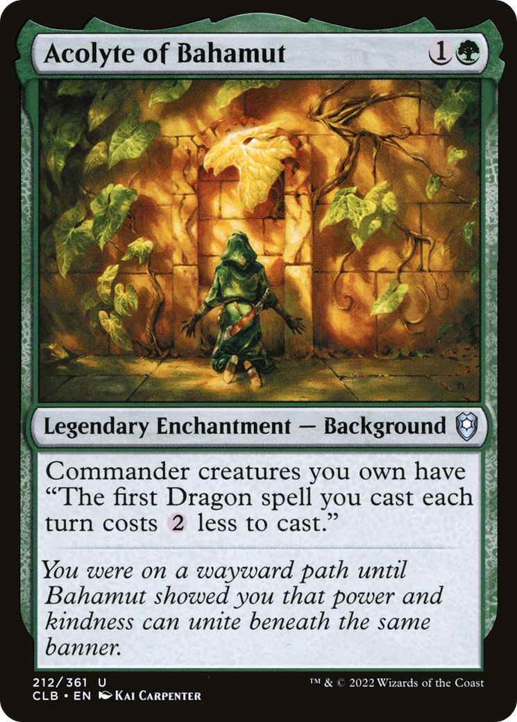 Acolyte of Bahamut [Commander Legends: Battle for Baldur's Gate]-1