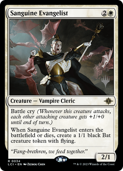 Sanguine Evangelist (Promo Pack) [The Lost Caverns of Ixalan Promos]-1