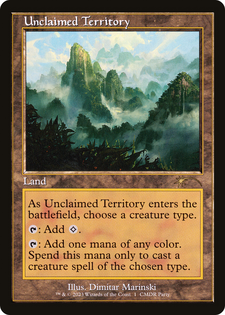 Unclaimed Territory (Retro Frame) (WPN-001) - Wizards Play Network 2023-1