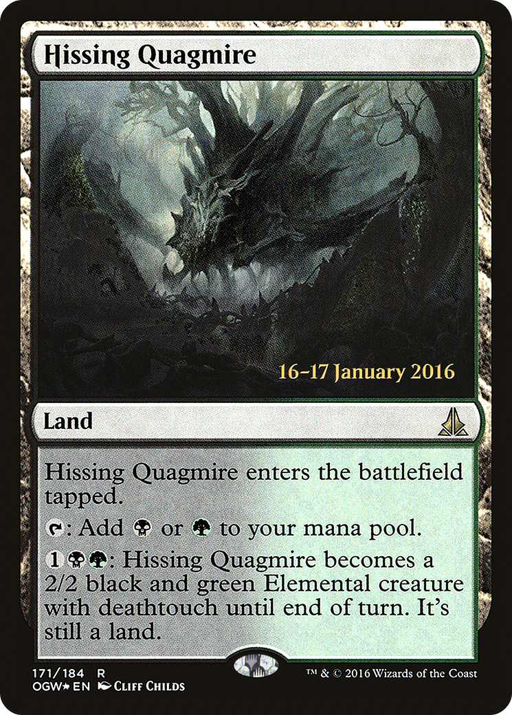 Hissing Quagmire [Oath of the Gatewatch Prerelease Promos]-1