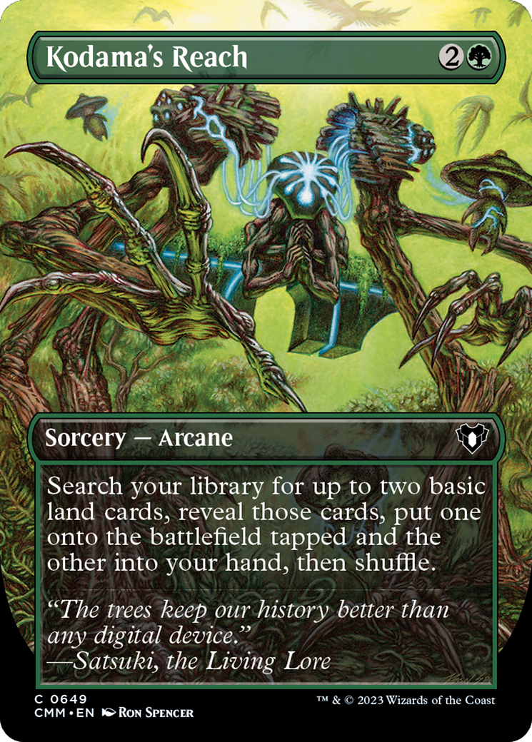 Kodama's Reach (Borderless Alternate Art) [Commander Masters]-1