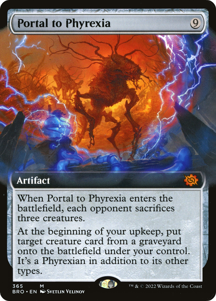 Portal to Phyrexia (Extended Art) [The Brothers' War]-1