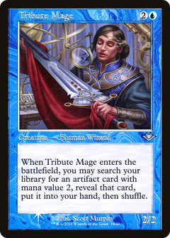 Tribute Mage (Retro Frame) (MH1-010) - Modern Horizons 1 Timeshifts Foil-1
