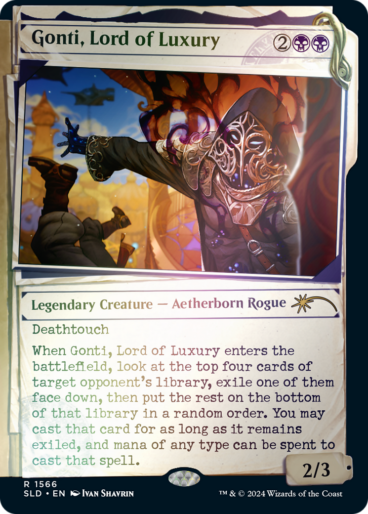 Gonti, Lord of Luxury (Rainbow Foil) [Secret Lair Drop Series]-1