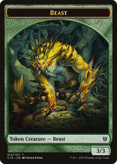 Beast // Ogre Double-Sided Token [Commander 2016 Tokens]-3