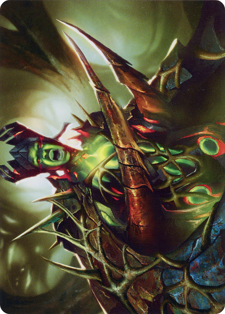 Maze's Mantle // Maze's Mantle (AONE-040) - Phyrexia: All Will Be One Art Series (Borderless)-3