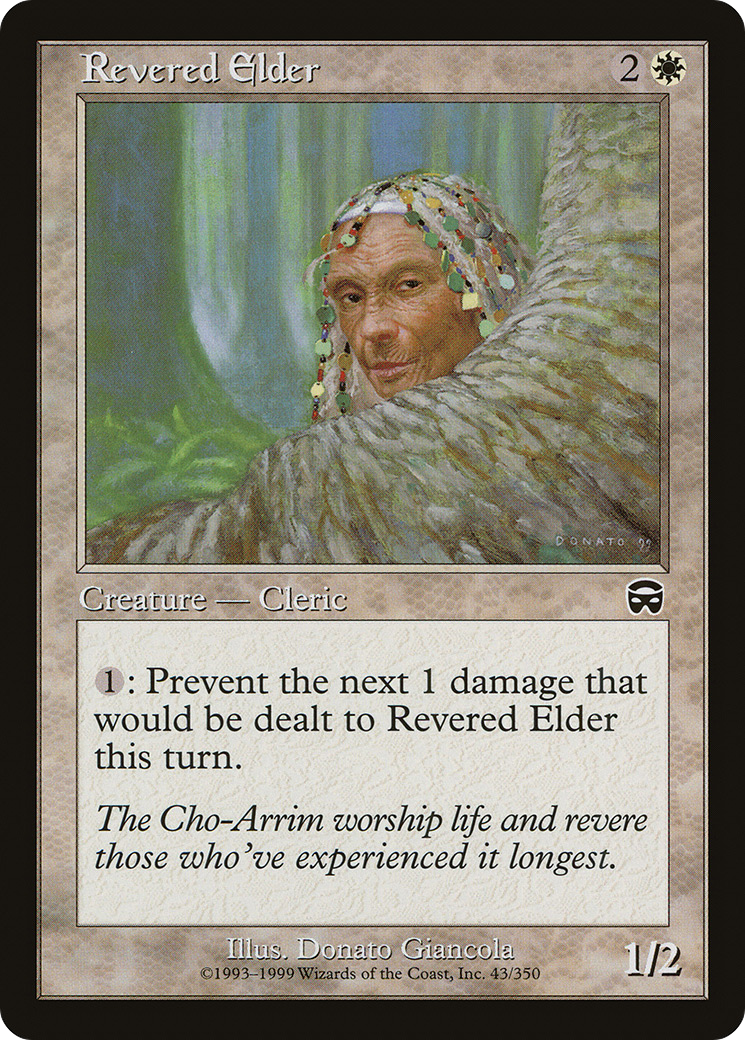 Revered Elder [Mercadian Masques]-1