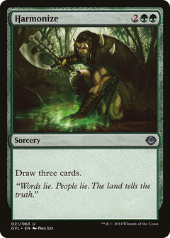 Harmonize (Garruk vs. Liliana) [Duel Decks Anthology]-1