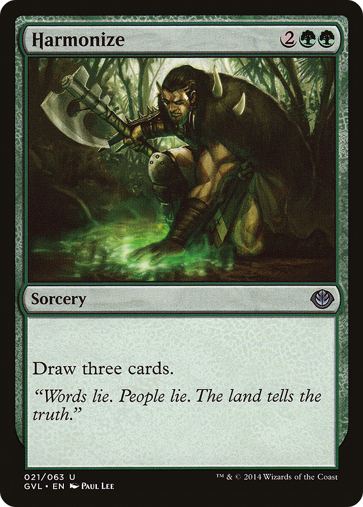 Harmonize (Garruk vs. Liliana) [Duel Decks Anthology]-1