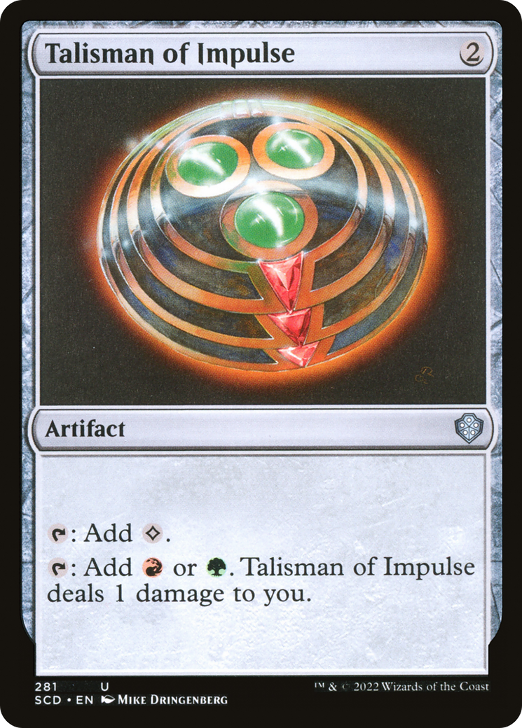 Talisman of Impulse [Starter Commander Decks]-1
