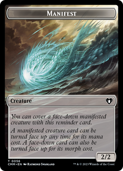 Manifest // Eldrazi Scion Double-Sided Token [Commander Masters Tokens]-1