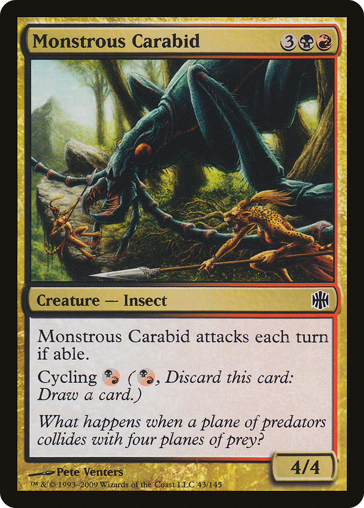Monstrous Carabid [Alara Reborn]-1