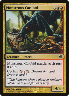 Monstrous Carabid [Alara Reborn]-1