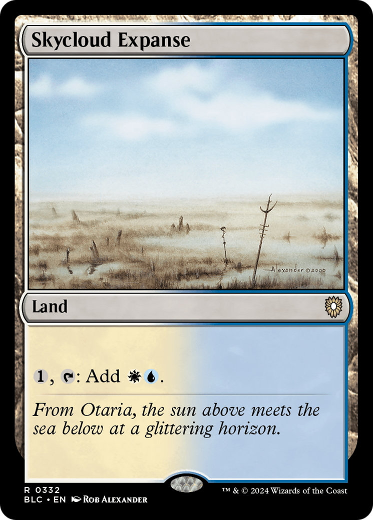 Skycloud Expanse [Bloomburrow Commander]-1