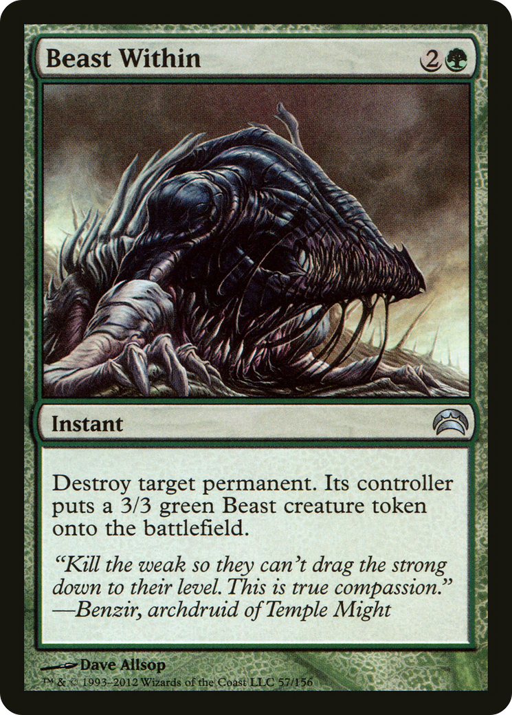 Beast Within [Planechase 2012]-1