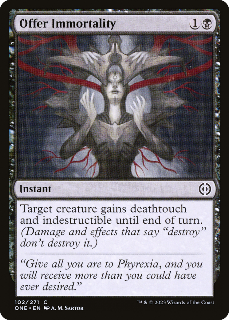 Offer Immortality [Phyrexia: All Will Be One]-1