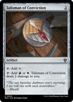 Talisman of Conviction [Murders at Karlov Manor Commander]-1