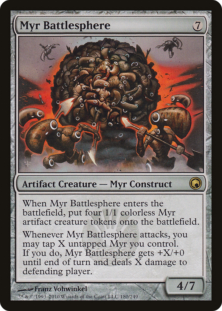 Myr Battlesphere [Scars of Mirrodin]-1